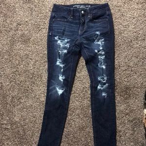 Hardly worn American eagle women jeans